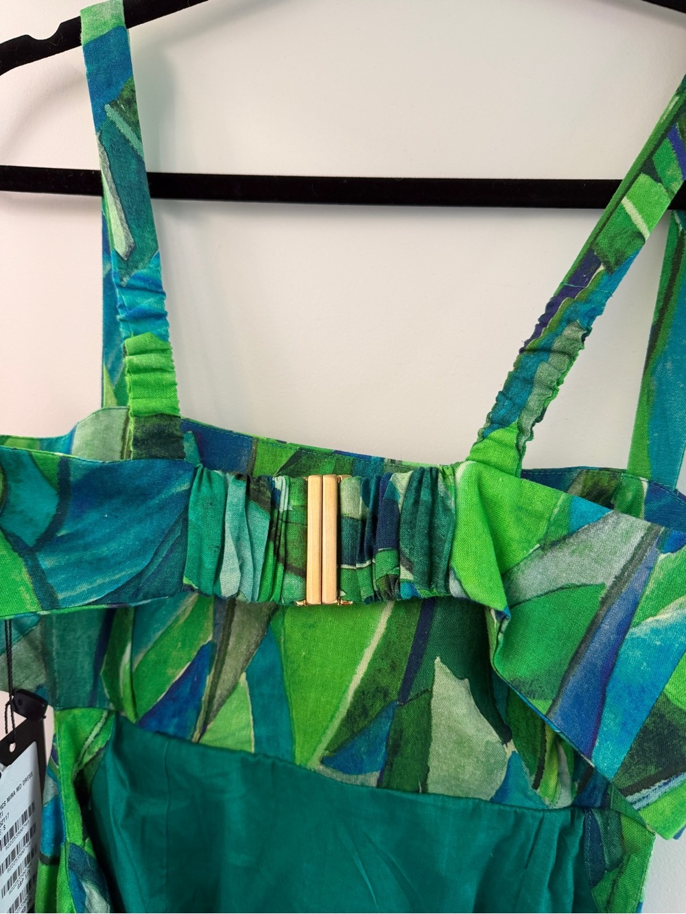 Vix Mira Midi Dress in Tropical Leaf-Print - Picture 9 of 12